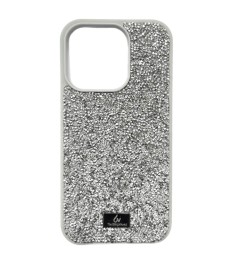 Чехол Bling World Rock Diamond iPhone 15 Pro Max (Silver)
