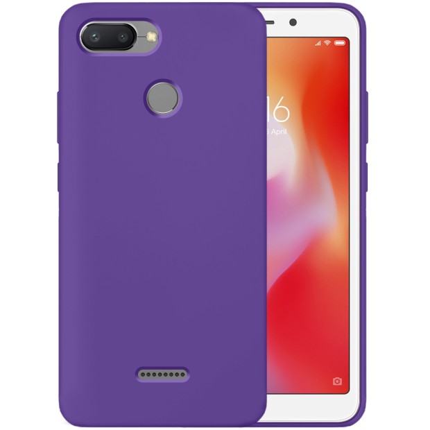 Силіконовий чохол Original 360 для Xiaomi Redmi 6 (Фіолетовий)