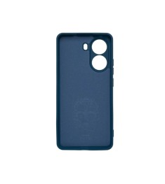 Силіконовий оригінальний чохол Xiaomi Poco X7 Pro 5G (ShutCam) (Темно-синій)