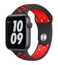 Ремешок Nike Apple Watch 38 / 40 mm (Black-Red)