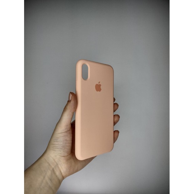 Силикон Original Case Apple iPhone XS Max (Grapefruit)