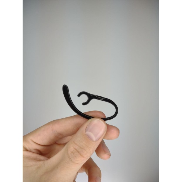 Rotating plastic ear hook for Bluetooth headset (7mm) (Black)