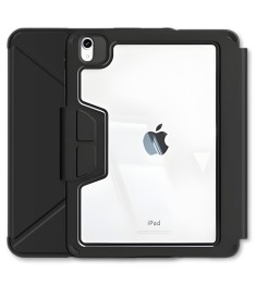 Чехол-книжка BeCover Rugged Origami Transparent с креплением Apple Pencil для Ap..