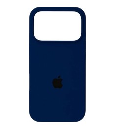 Силіконовий чохол Original Round для Apple iPhone 17 Pro (09) Темно-синій