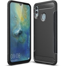 Чохол Soft Carbon для Huawei P Smart (2019) (Чорний)
