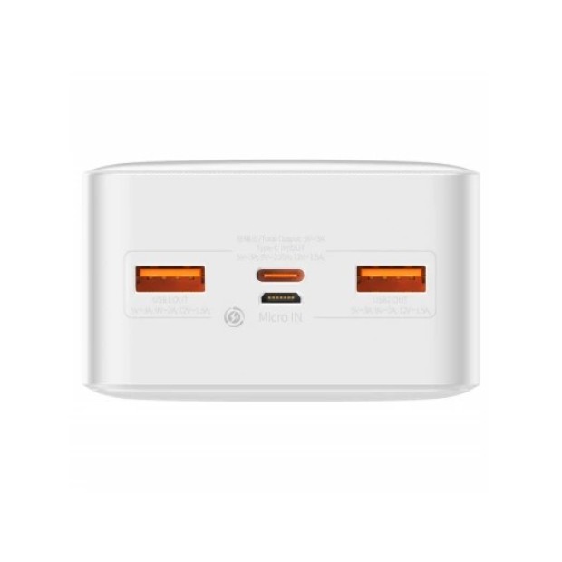 PowerBank Baseus Bipow Overseas 30000мАг 20Вт (PPBD050402) (Білий)