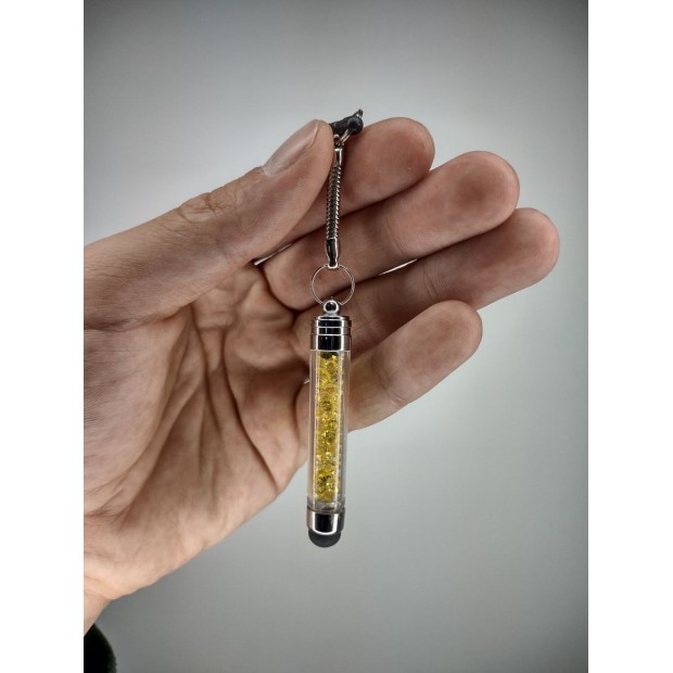 Стилус-брелок универсальный Crystal (Золотой)