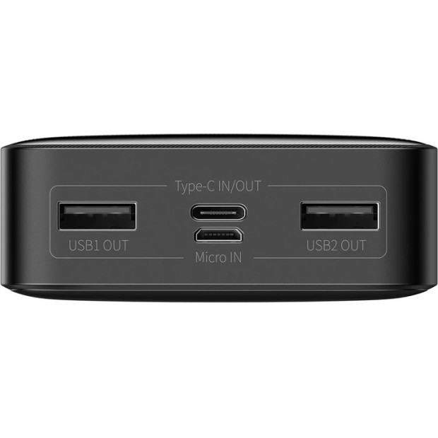 PowerBank Baseus Qpow Digital Display 20000mAh 15W (Lightning) (PPDML-J01) (Black) (Товар c уценкой, Grade A) DL