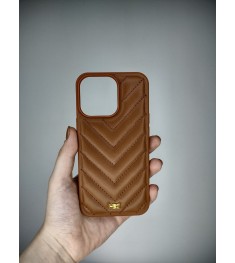 Силіконовий чохол HDD YSL для Apple iPhone 13 Pro (Коричневий)