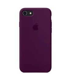 Силикон Original Round Case Apple iPhone 7 / 8 / SE (72) Eggplant