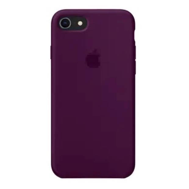 Силикон Original Round Case Apple iPhone 7 / 8 / SE (72) Eggplant