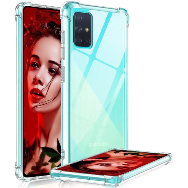Силикон 6D Samsung Galaxy M51 (2020) (Прозрачный)