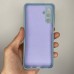 Силіконовий оригінальний чохол Samsung Galaxy A04S (2022) (ShutCam) (Блакитний)