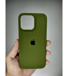 Силіконовий оригінальний чохол круглої форми для Apple iPhone 15 Pro Max (46) в ..