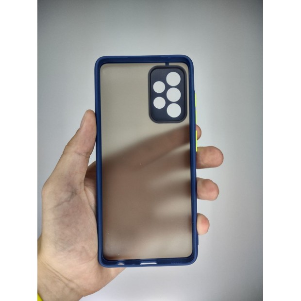 Totu Gingle Series Case for Samsung Galaxy A52 (Dark Blue)