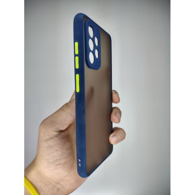 Totu Gingle Series Case for Samsung Galaxy A52 (Dark Blue)