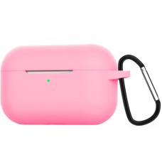 Футляр для наушников Full Silicone Case Apple AirPods Pro (Розовый)