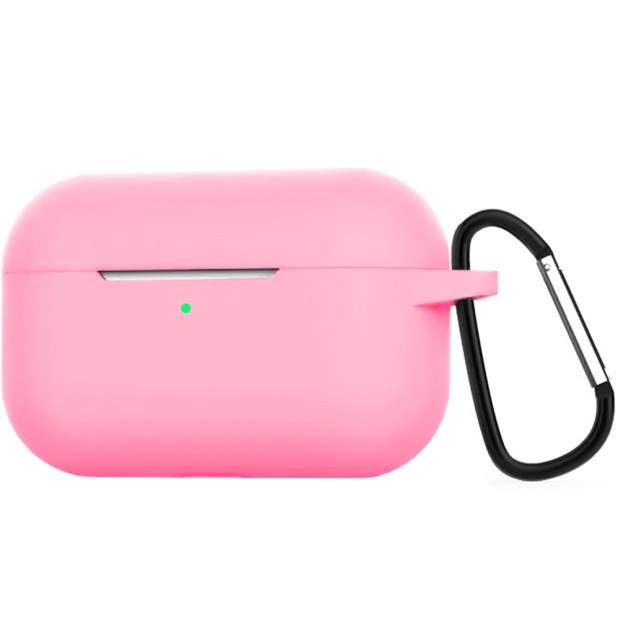 Футляр для наушников Full Silicone Case Apple AirPods Pro (Розовый)