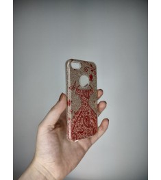 Силикон Glitter Apple iPhone 5 / 5s / SE (Golden Dress)