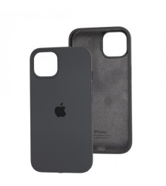 Силіконовий оригінальний чохол круглої форми для Apple iPhone 13  /  14 (19) тем..