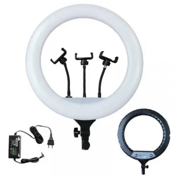 Набір для зйомки LED-лампа Crystal 3D-45 (45см) RGB Remote (Чорний)