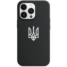 Силіконовий чохол Patriot для Apple iPhone 13 Pro (Чорний)