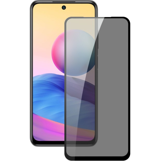 Захисне скло 5D Privacy HD для Xiaomi Redmi Note 10  /  Note 10S  /  Note 11  /  Note 11S  /  Note 12S Чорне
