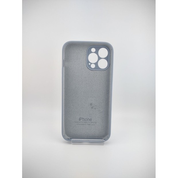 Силіконовий оригінальний чохол RoundCam для Apple iPhone 13 Pro Max (77) Сієрра Блю.