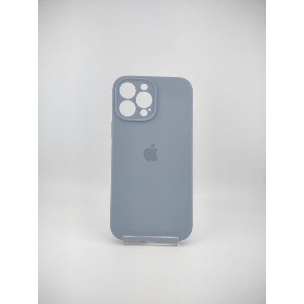 Силіконовий оригінальний чохол RoundCam для Apple iPhone 13 Pro Max (77) Сієрра Блю.