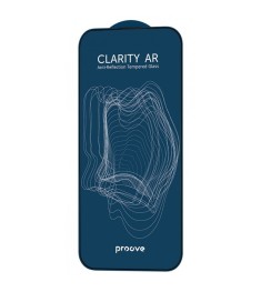 Захисне скло 5D Proove Clarity AR для Apple iPhone 14 Pro  /  15  /  16 Чорне.