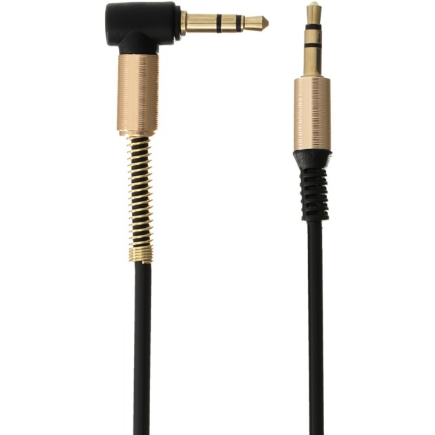 AUX кабель Line SP-255 3.5 / 3.5 мм 1 м (Чорний) AUX кабель Line SP-255 3.5 / 3.5 мм 1 м (Чорний)