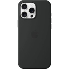 Чохол Silicone Case with MagSafe для Apple iPhone 16 Pro Max (чорний) (оригінал)