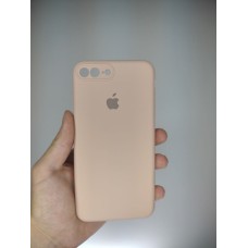 Силіконовий оригінальний чохол RoundCam для Apple iPhone 7 Plus  /  8 Plus (08) рожевий пісок
