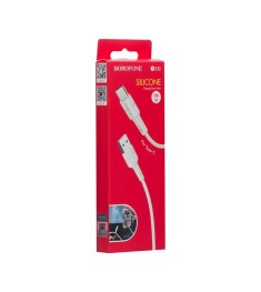 USB-кабель Borofone Silicone BX30 (Type-C) (Белый)