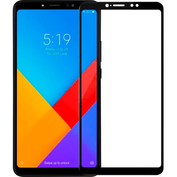 Захисне скло 5D Standard для Xiaomi Mi Max 3, чорне