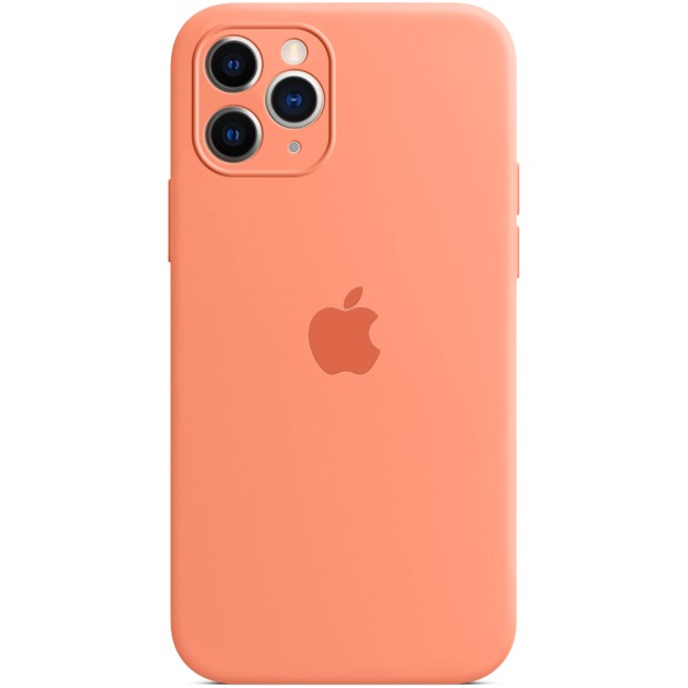 Силіконовий оригінальний кейс RoundCam для Apple iPhone 11 Pro Max (25) Flamingo