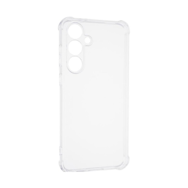 Силикон 6D Samsung Galaxy S24 FE (ShutCam) (Прозрачный)