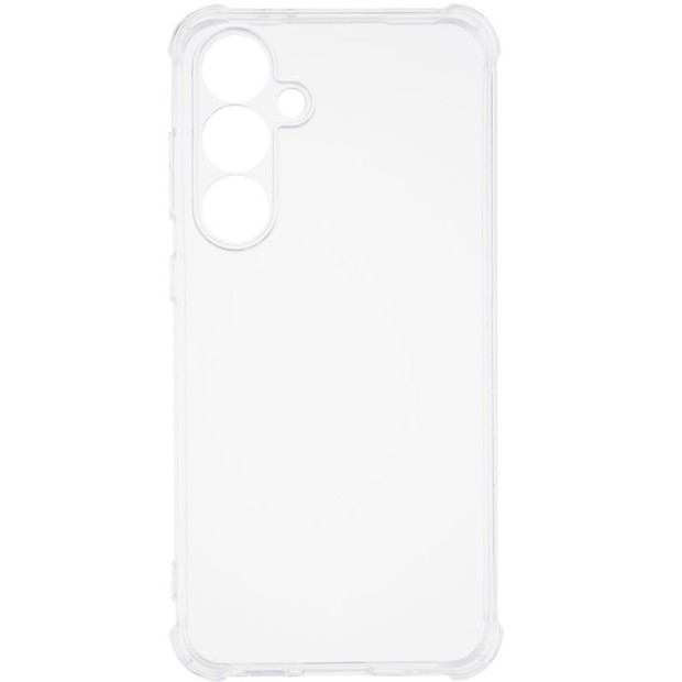 Силикон 6D Samsung Galaxy S24 FE (ShutCam) (Прозрачный)