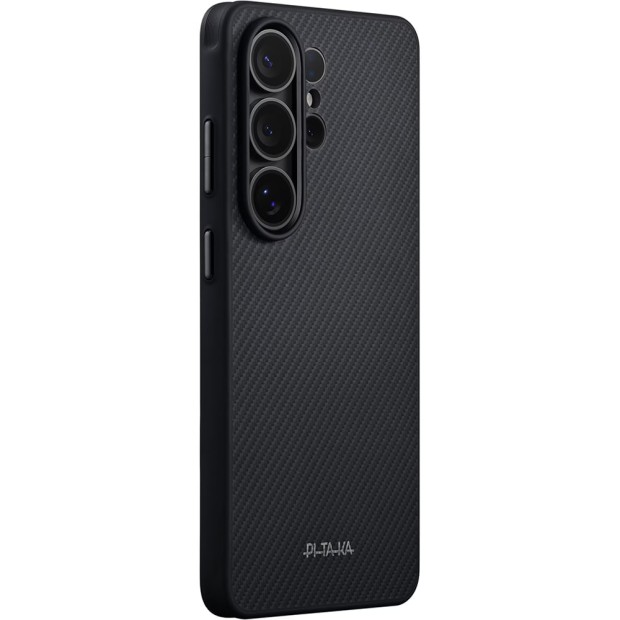 Накладка Pitaka Cairn ProGuard Case Classic Twill 600D Samsung Galaxy S26 Ultra (Black / Grey)