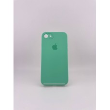Аквамариновий оригінальний силіконовий чохол-квадрат RoundCam для Apple iPhone 7  /  8  /  SE (49)