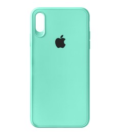Силіконовий чохол-накладка для Apple iPhone XS Max (Бірюзовий)