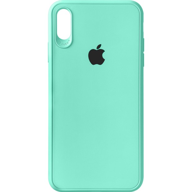 Силіконовий чохол-накладка для Apple iPhone XS Max (Бірюзовий)