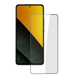 Захисне скло 5D Japan HD для Xiaomi Poco M7 Plus 5G Чорне