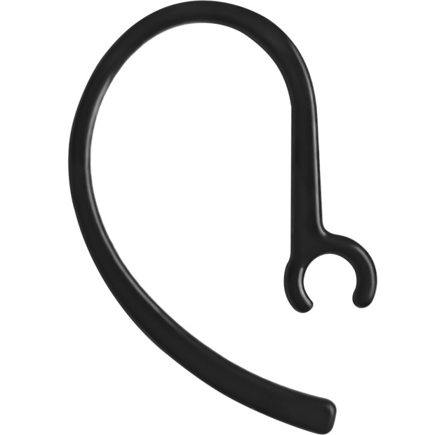 Дужка навушника пластикова для Bluetooth-гарнітури (7мм) (Чорна)