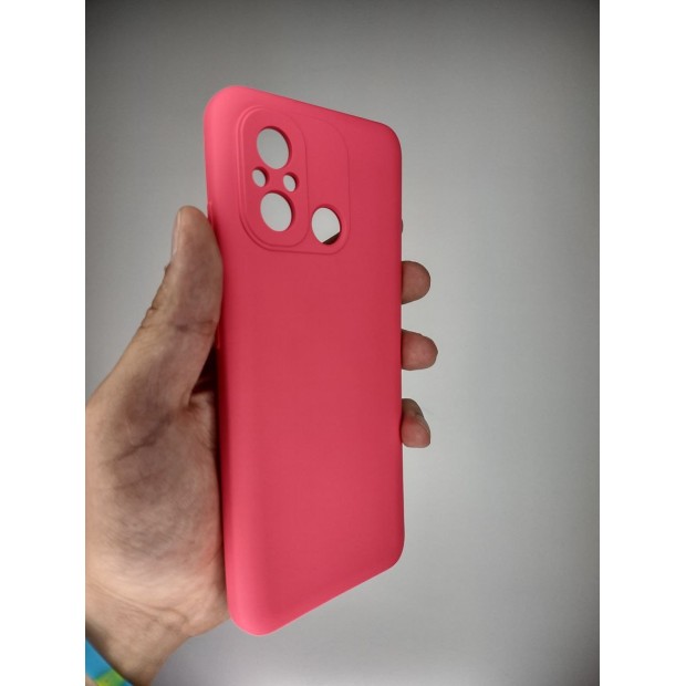 Силіконовий чохол Original Xiaomi Redmi 12C  /  11A (ShutCam) (Фламінго)