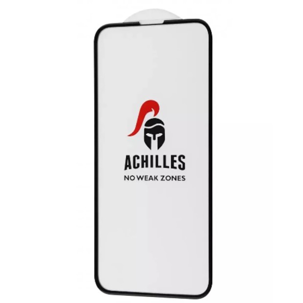 Захисне скло 5D Achilles Premium для Apple iPhone 13  /  13 Pro  /  14  /  16E Чорне