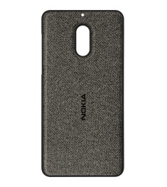 Силіконовий чохол Textile для Nokia 6 (Чорний)