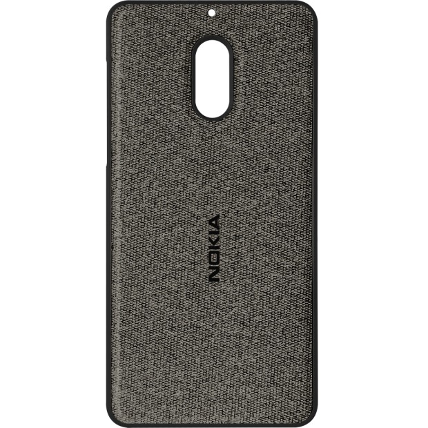 Силіконовий чохол Textile для Nokia 6 (Чорний)