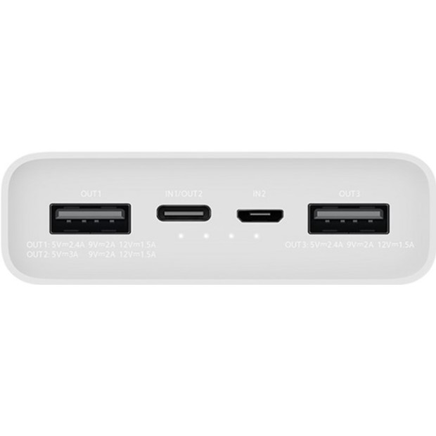 PowerBank Xiaomi Mi3 20000mAh 18W (PowerBank Xiaomi Mi3 20000mAh 18W (White) (Grade A) PLM18ZM DL
