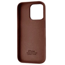 Силикон Original Round Case Apple iPhone 15 Pro (30) Milk Chocolate